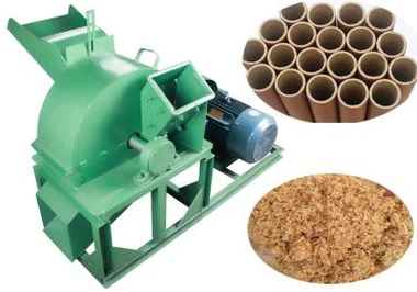 Stroj na drcení papírových trubek